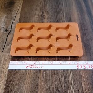Orange Dachshund Silicone Mold